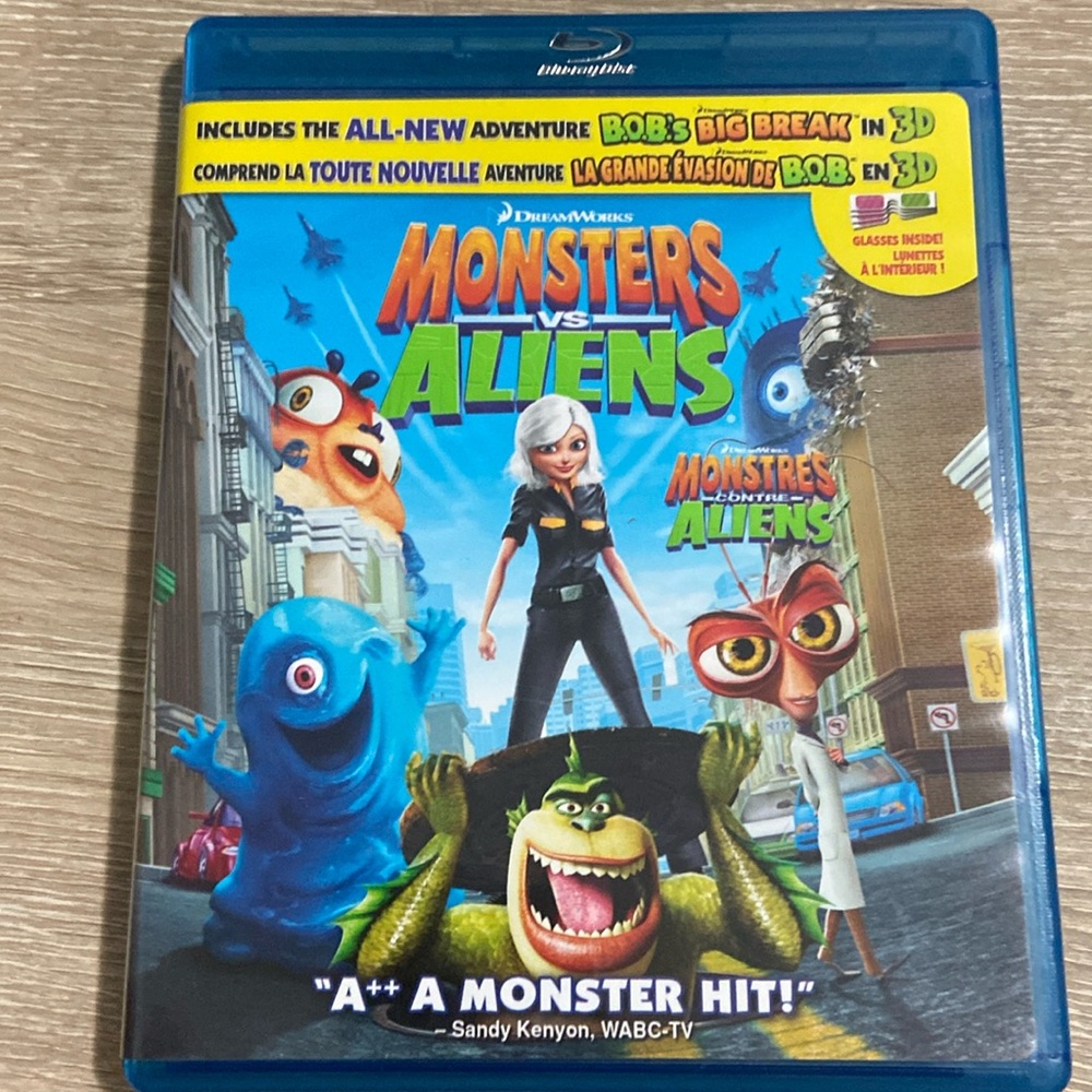 Monster Vs Aliens Blu-Ray